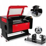 Ploter Laserowy Grawerka CO2 80W 70x50cm DSP